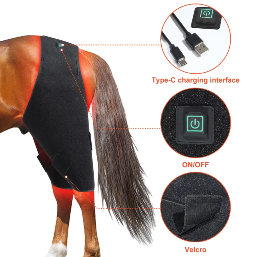 Equine Red Light Therapy Pad – Multi-Use Infrared Wrap for Pain Relief, Recovery & Circulation