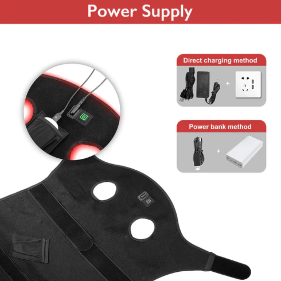 Equine Red Light Therapy Neck Wrap – Full Coverage from Poll to Withers for Muscle & Tension Relief