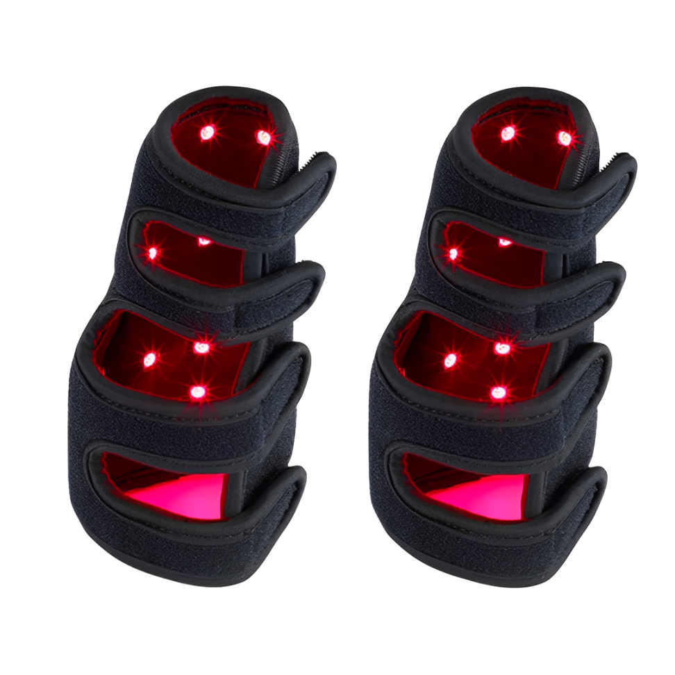 (2 PCS) Red Light Therapy Leg Wrap for Pets – Infrared Pain Relief for Dogs & Cats with Arthritis or Injury