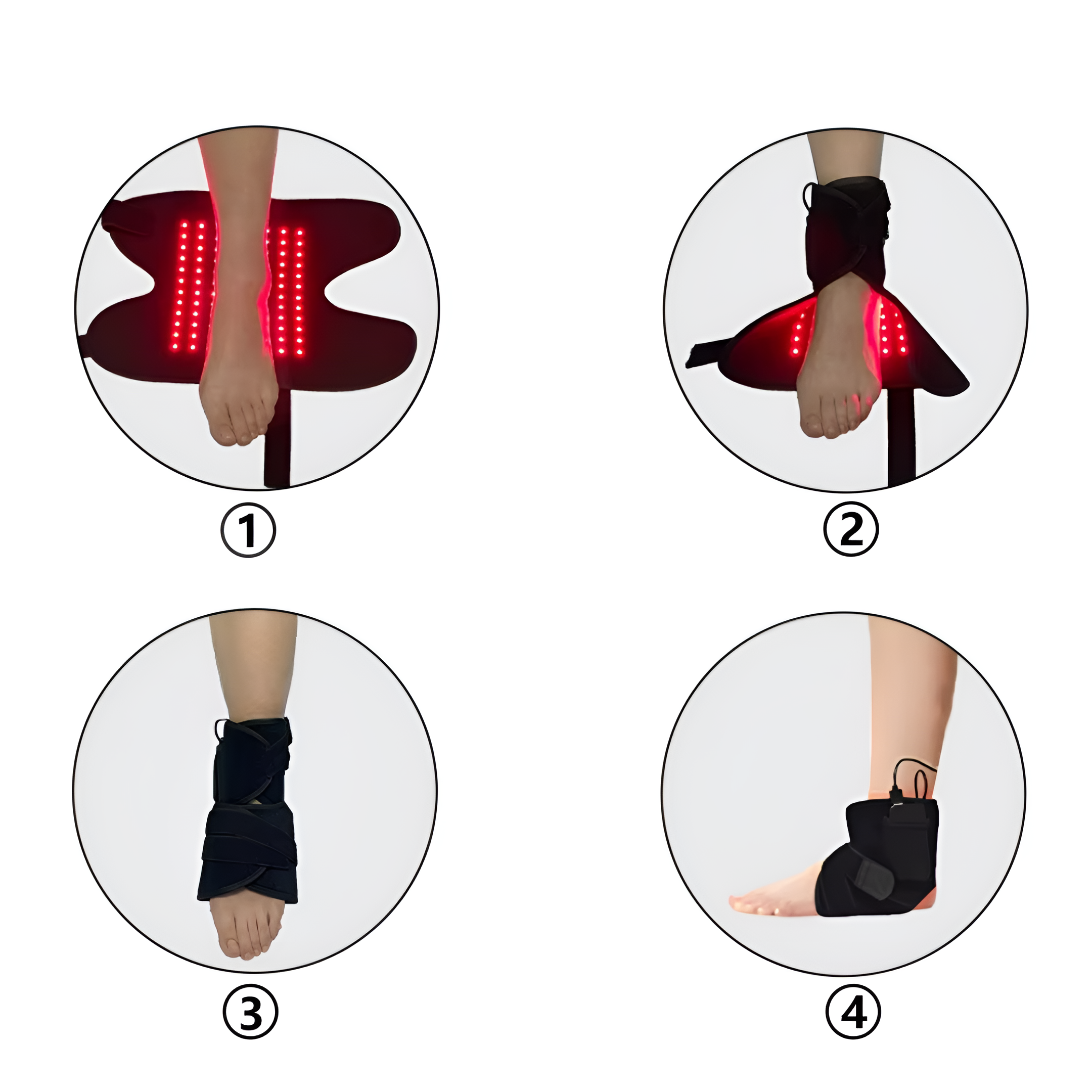 Infrared Ankle Wrap | Red Light Therapy for Tendonitis & Arthritis