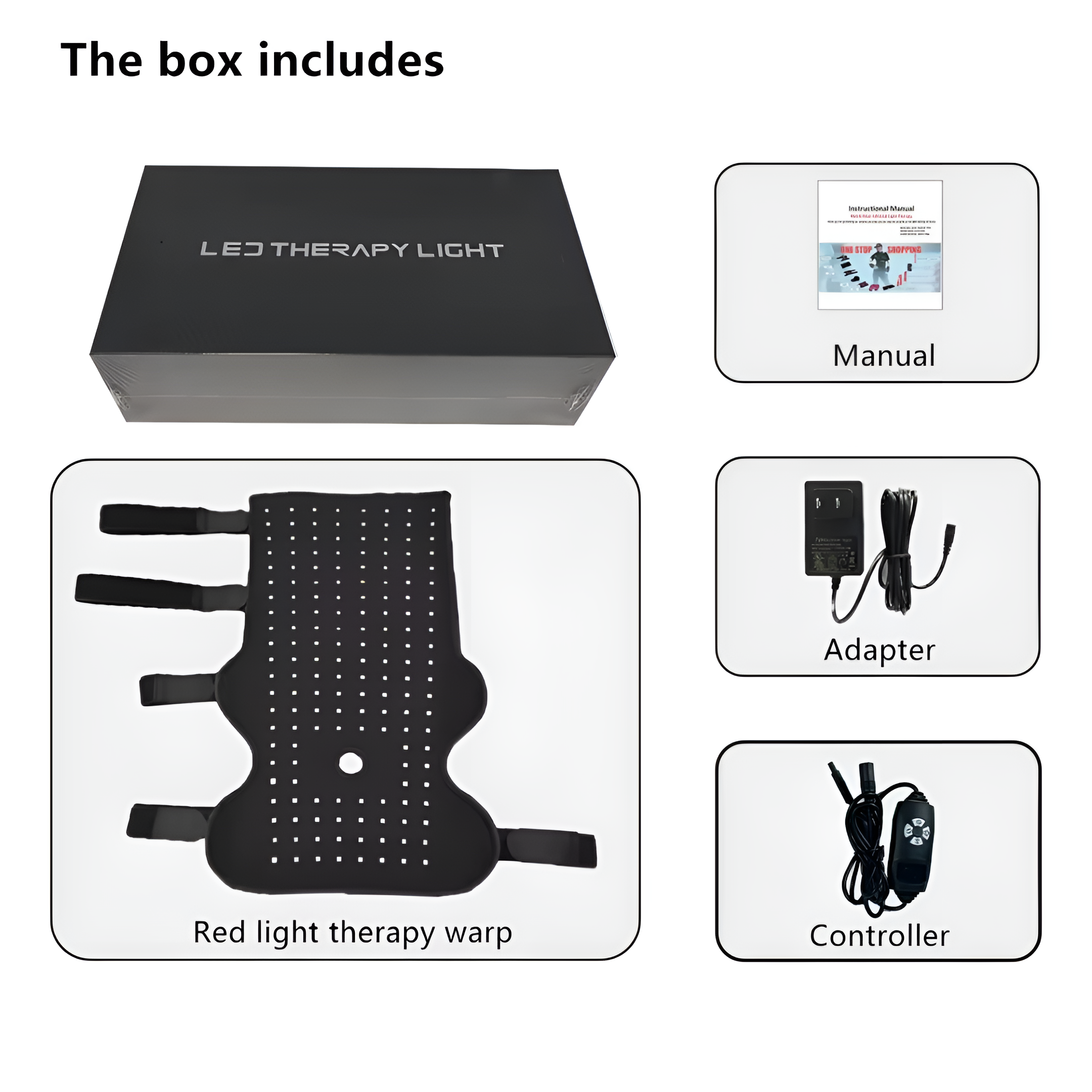 Red Light Therapy Leg Wrap for Arthritis, Tendonitis, Muscle Pain & Joint Inflammation Relief
