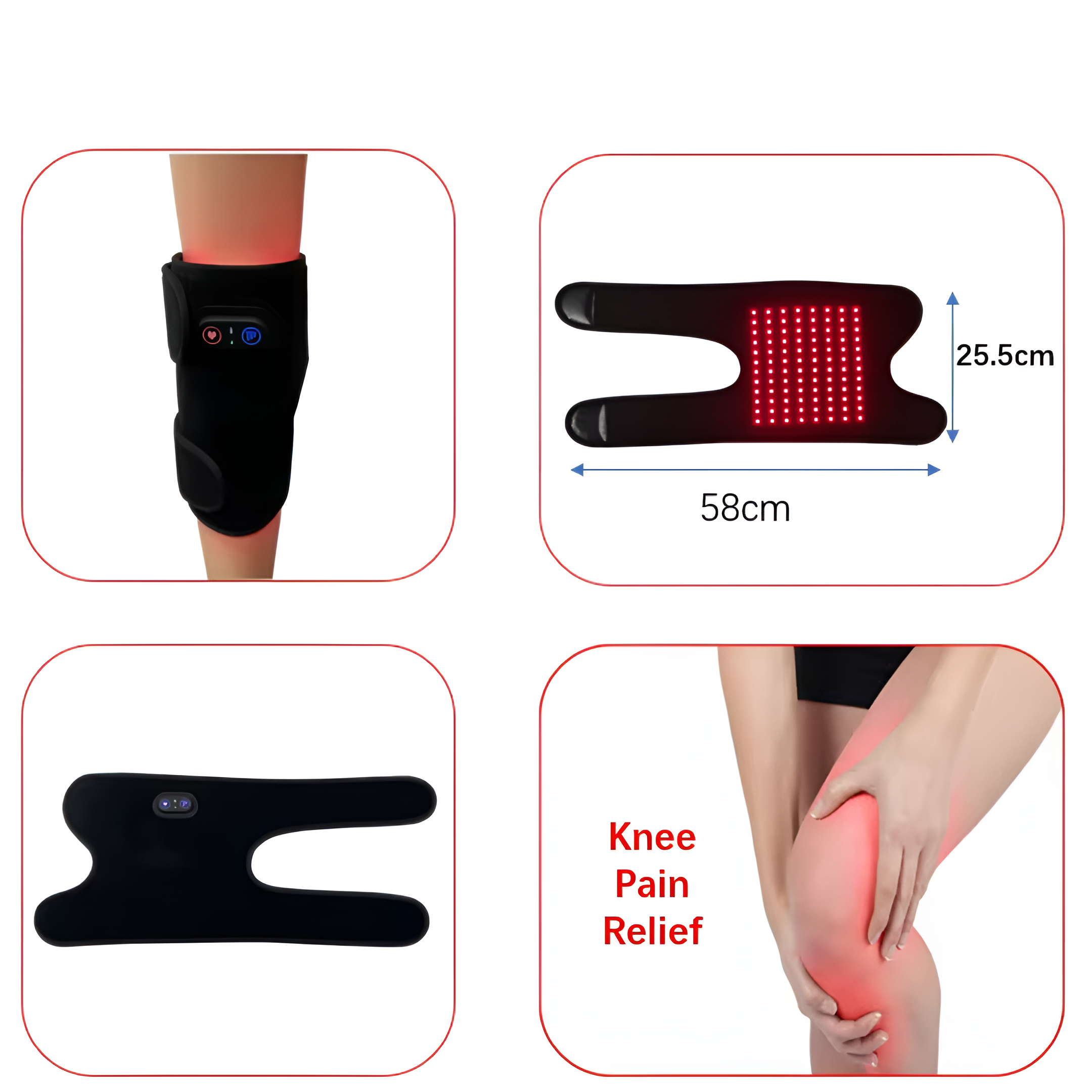 Red Light Therapy Knee Wrap for Arthritis & Joint Inflammation Relief