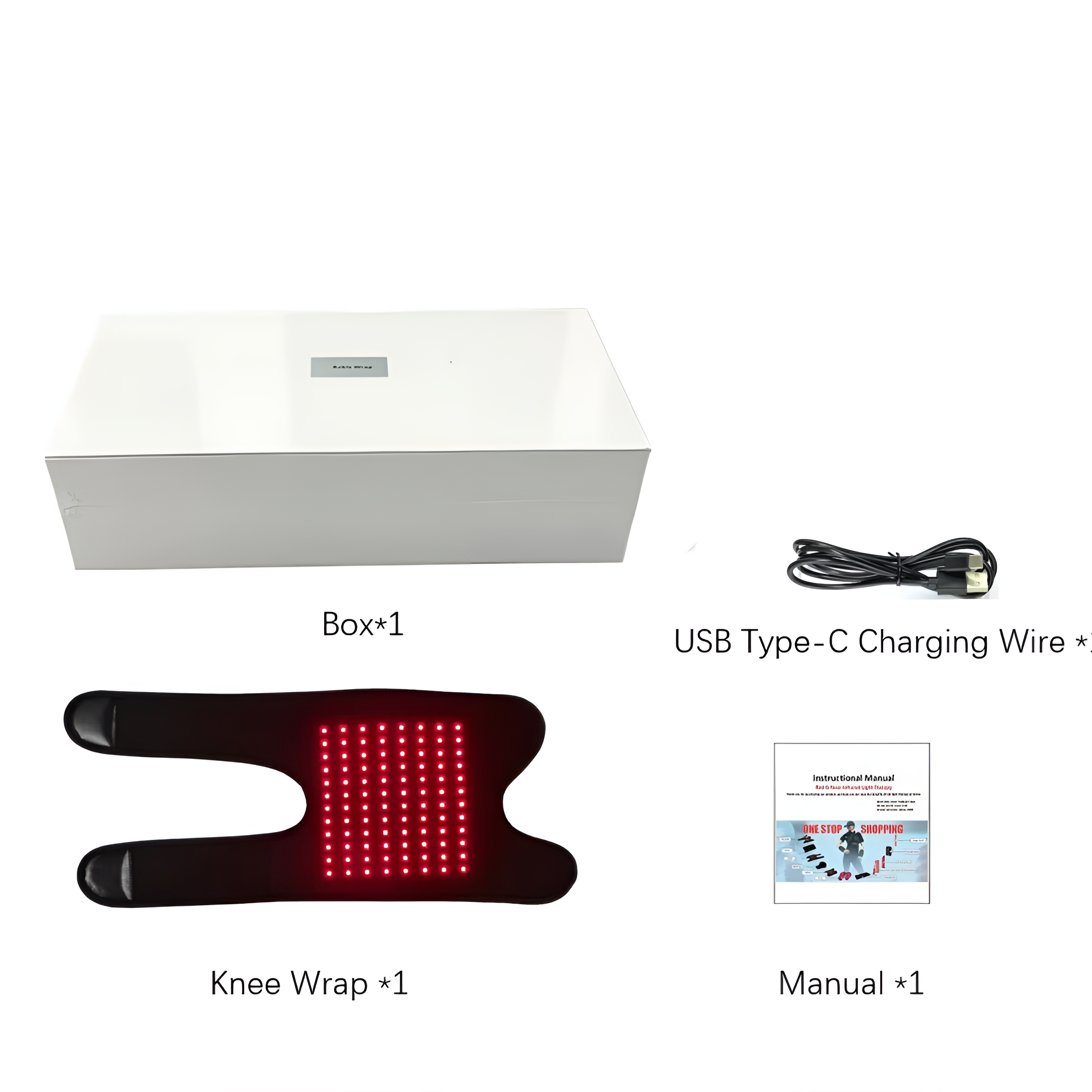Red Light Therapy Knee Wrap for Arthritis & Joint Inflammation Relief