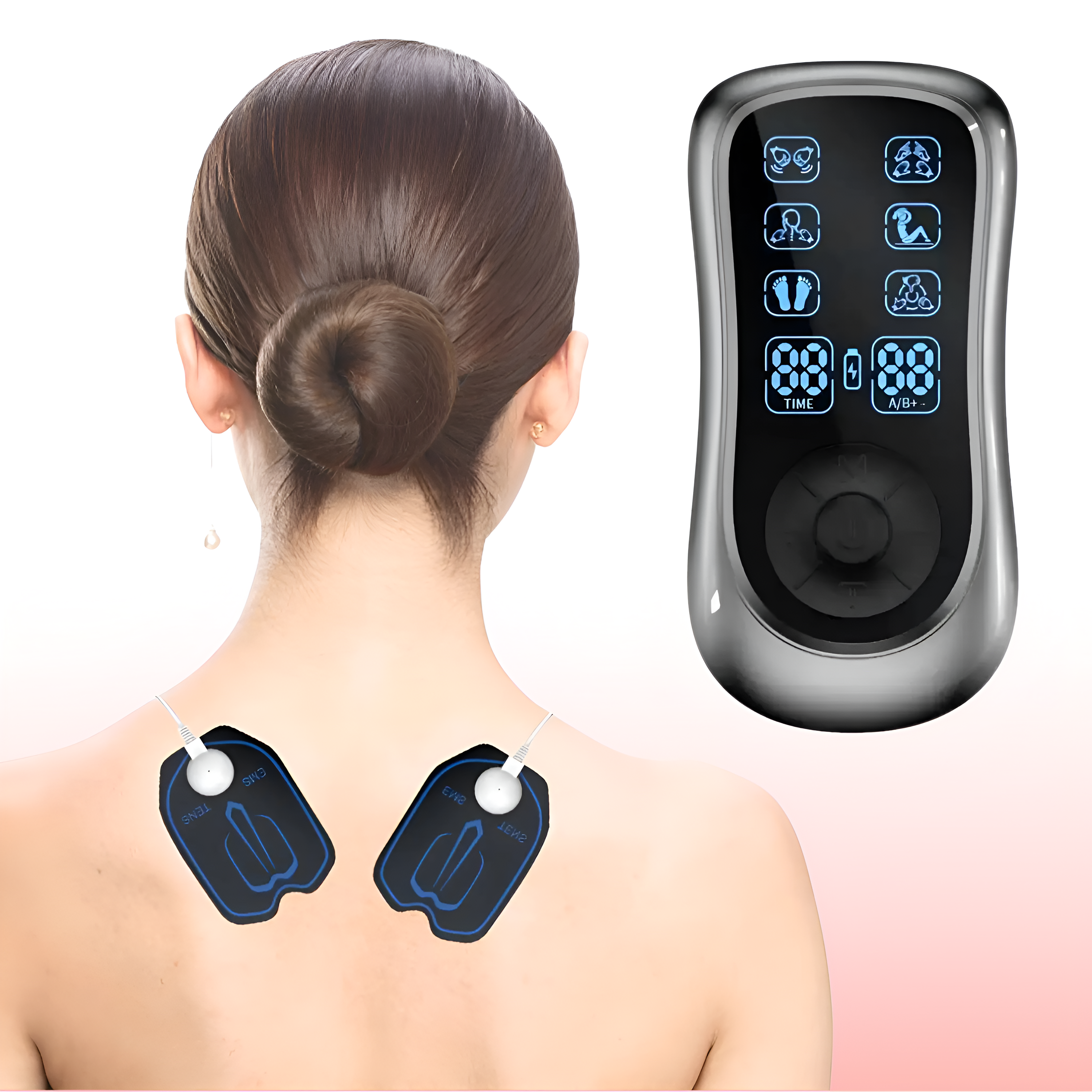 TENS & EMS Muscle Stimulator Unit For Pain Relief