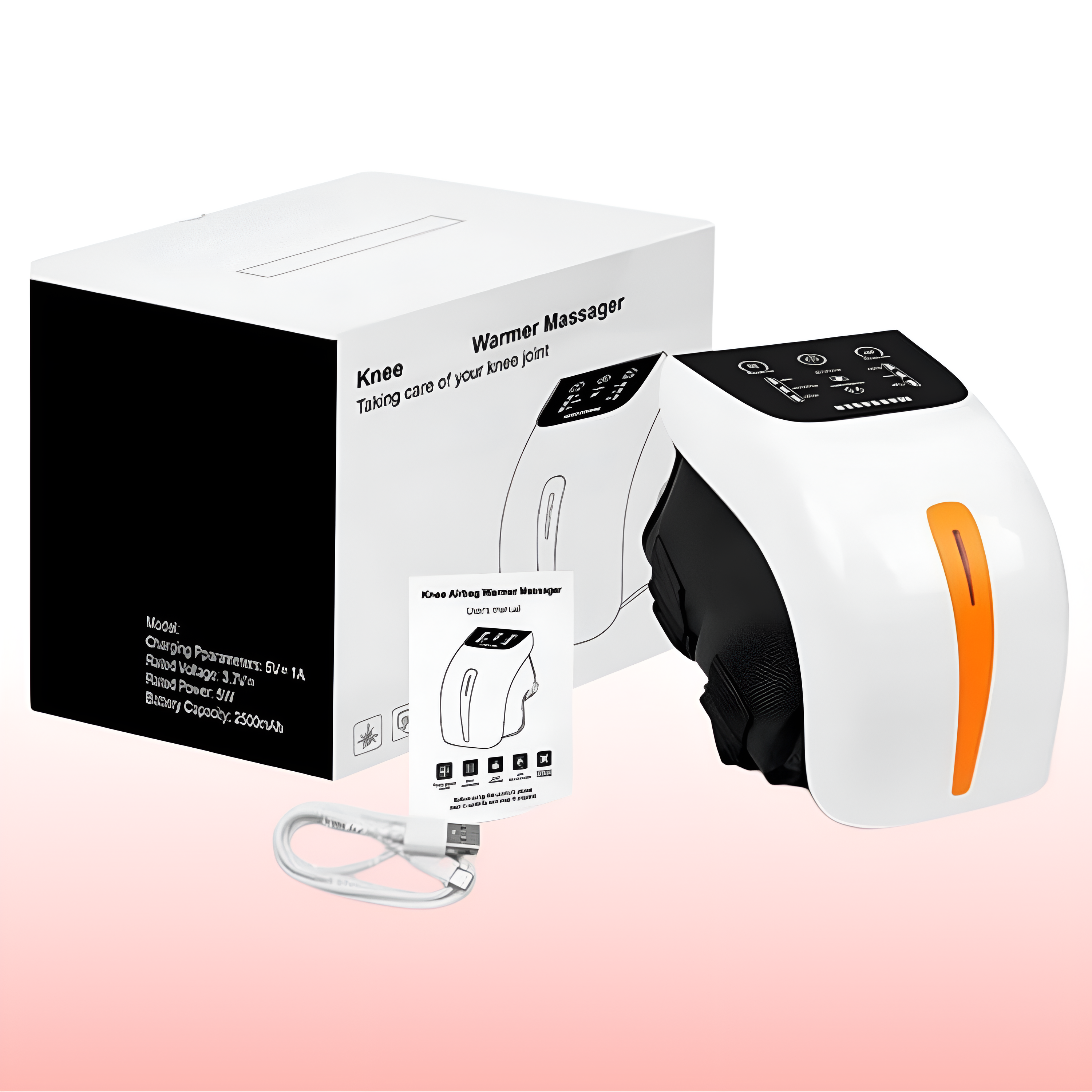 Electric Knee Massager With Heat And Red Light Therapy