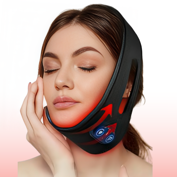 Red Light Therapy Face Strap – V-Line Lifting & Jawline Tightening | Skin Rejuvenation Device