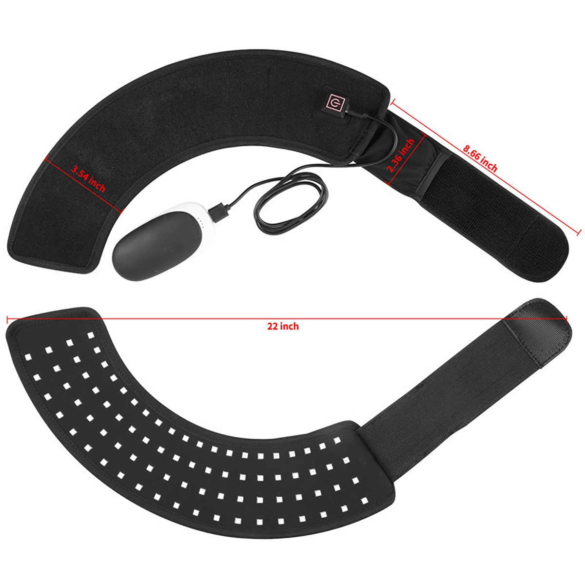 2PCS Equine Red Light Therapy Hoof Wrap – Infrared Healing for Laminitis, Abscesses & Hoof Circulation